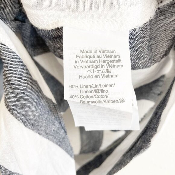 J. Crew Printed Tie Waist Stripe Sleeveless Top - Picture 10 of 10